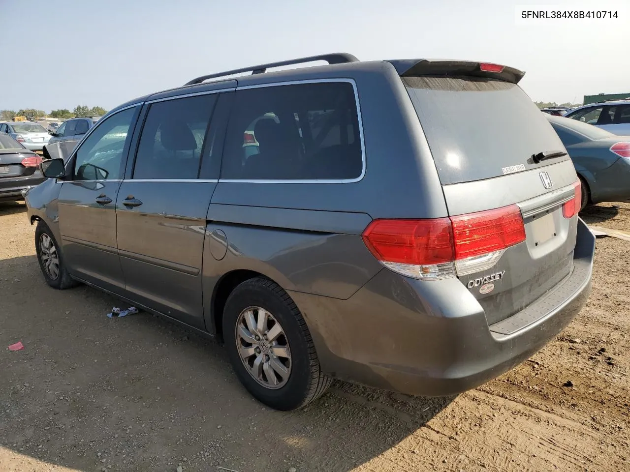 2008 Honda Odyssey Ex VIN: 5FNRL384X8B410714 Lot: 70878824