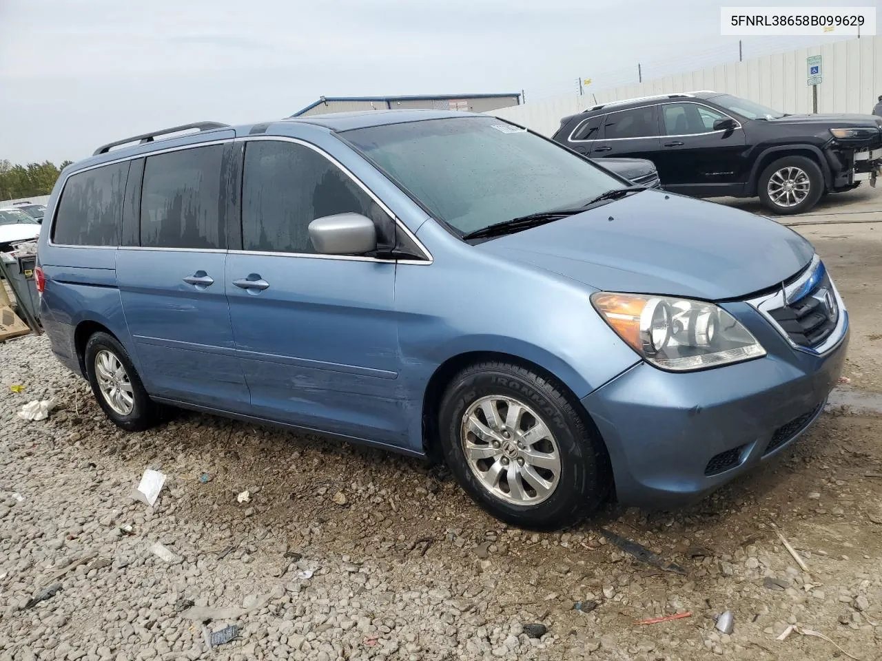 2008 Honda Odyssey Exl VIN: 5FNRL38658B099629 Lot: 71116074