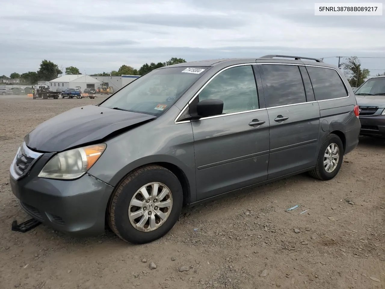 5FNRL38788B089217 2008 Honda Odyssey Exl