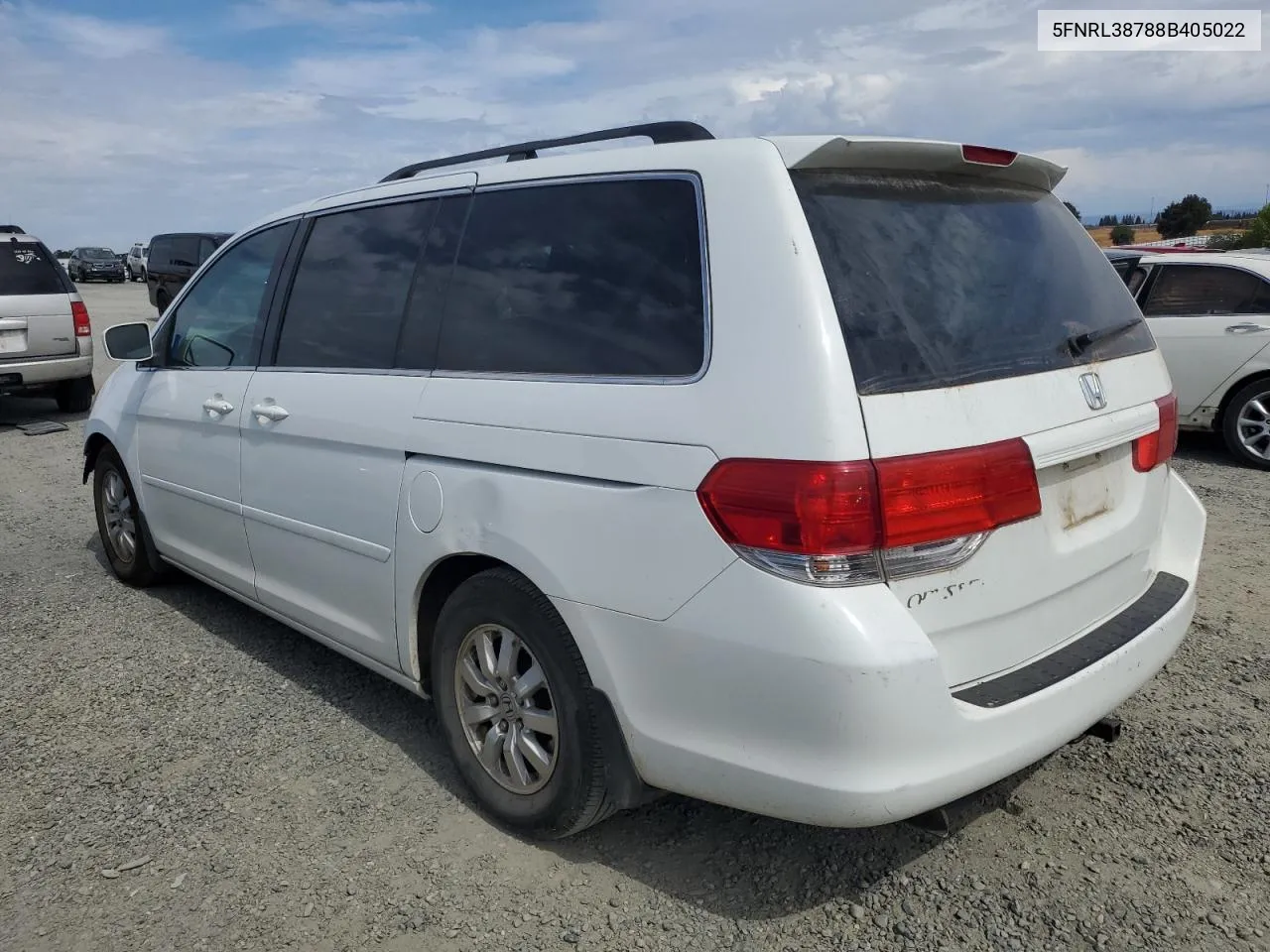 2008 Honda Odyssey Exl VIN: 5FNRL38788B405022 Lot: 71697154