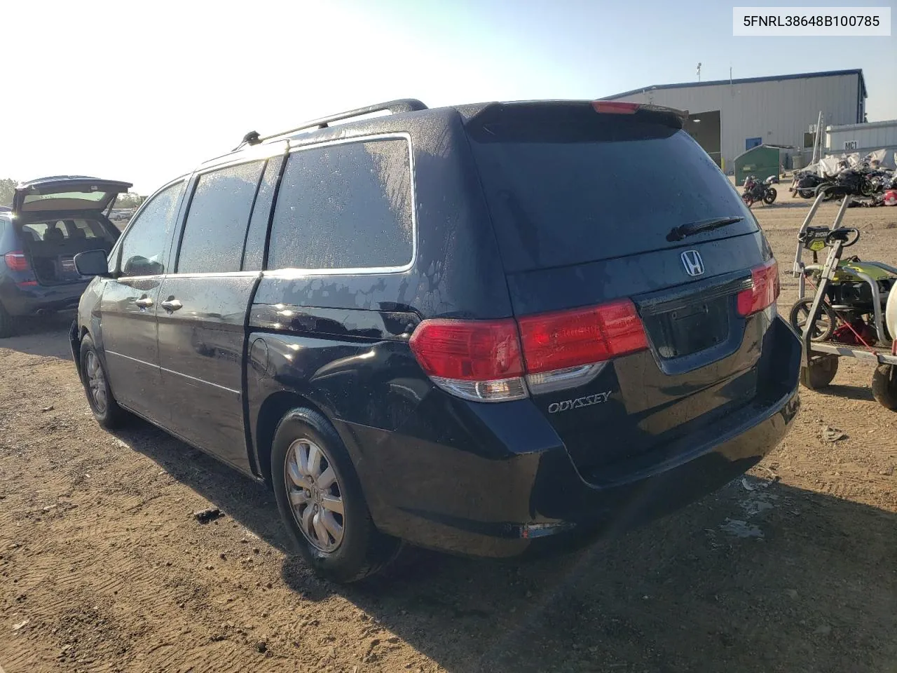 2008 Honda Odyssey Exl VIN: 5FNRL38648B100785 Lot: 71767644