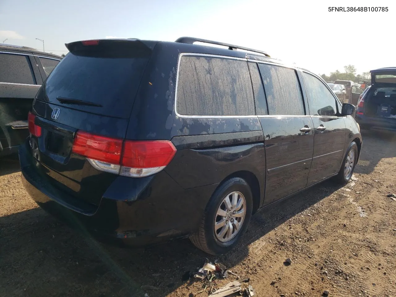 2008 Honda Odyssey Exl VIN: 5FNRL38648B100785 Lot: 71767644