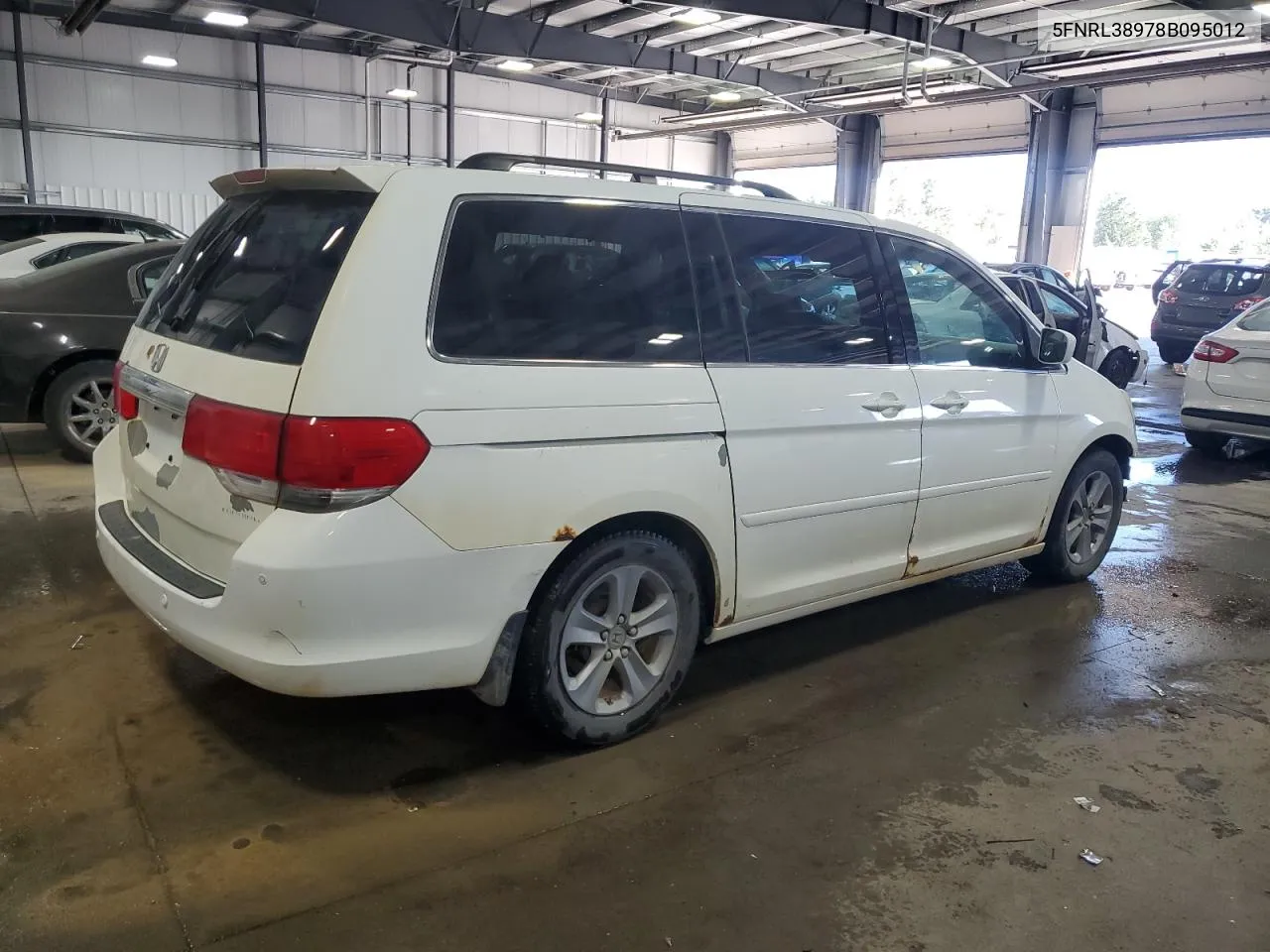 5FNRL38978B095012 2008 Honda Odyssey Touring