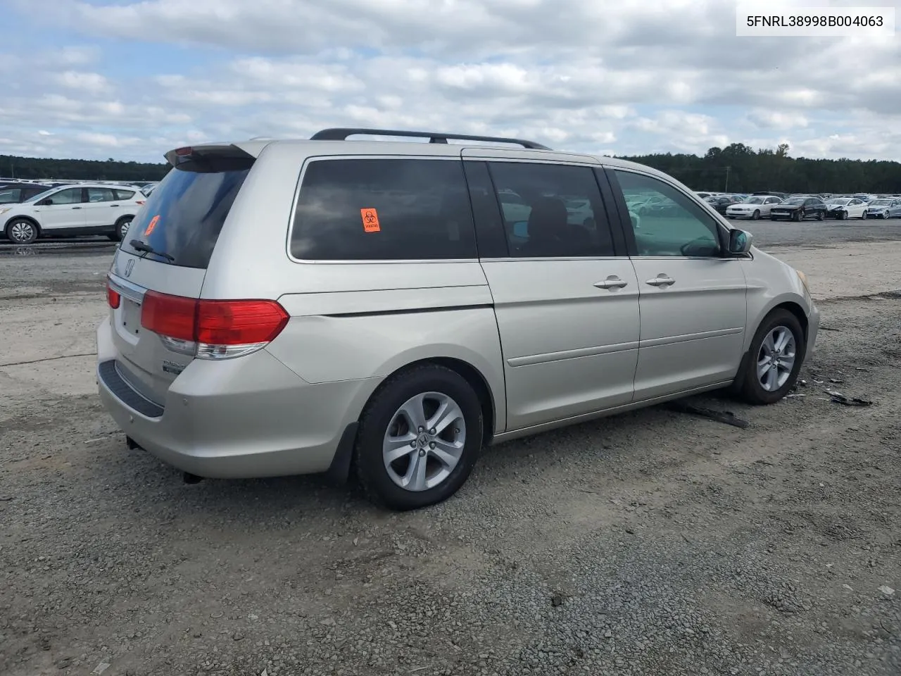 5FNRL38998B004063 2008 Honda Odyssey Touring