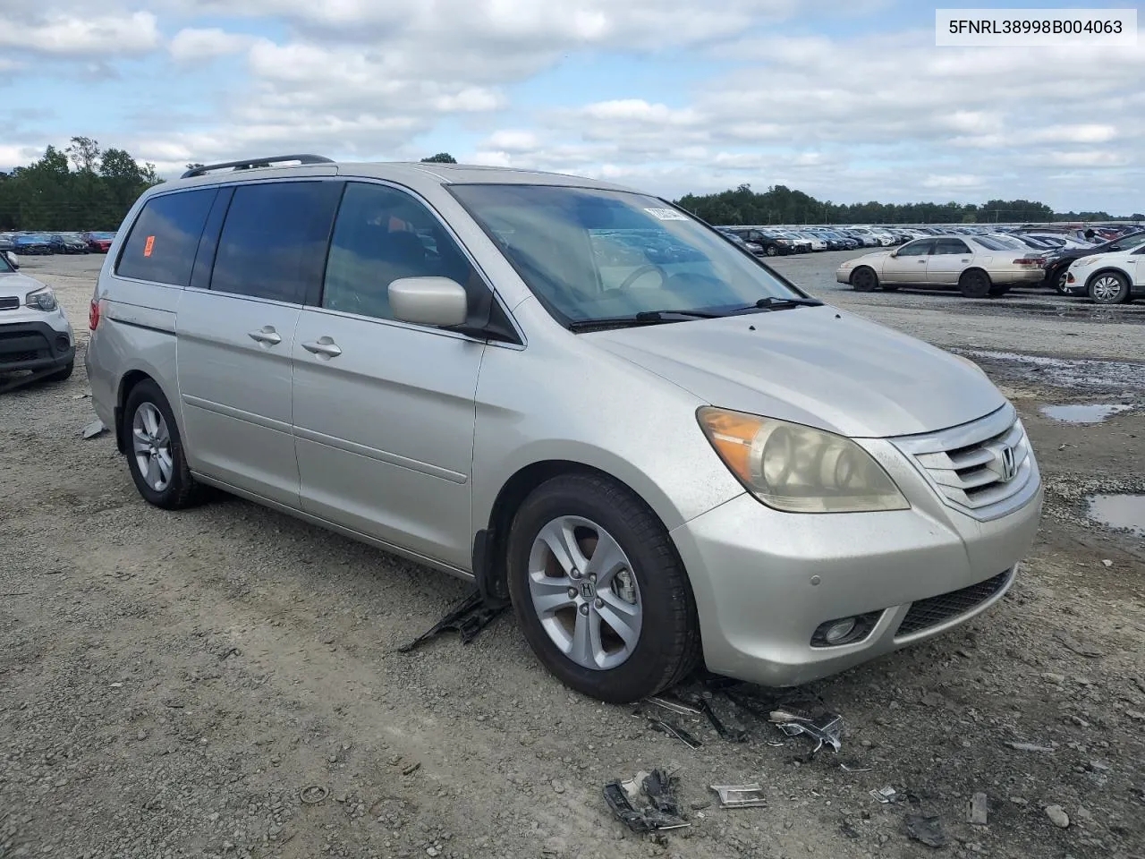 5FNRL38998B004063 2008 Honda Odyssey Touring