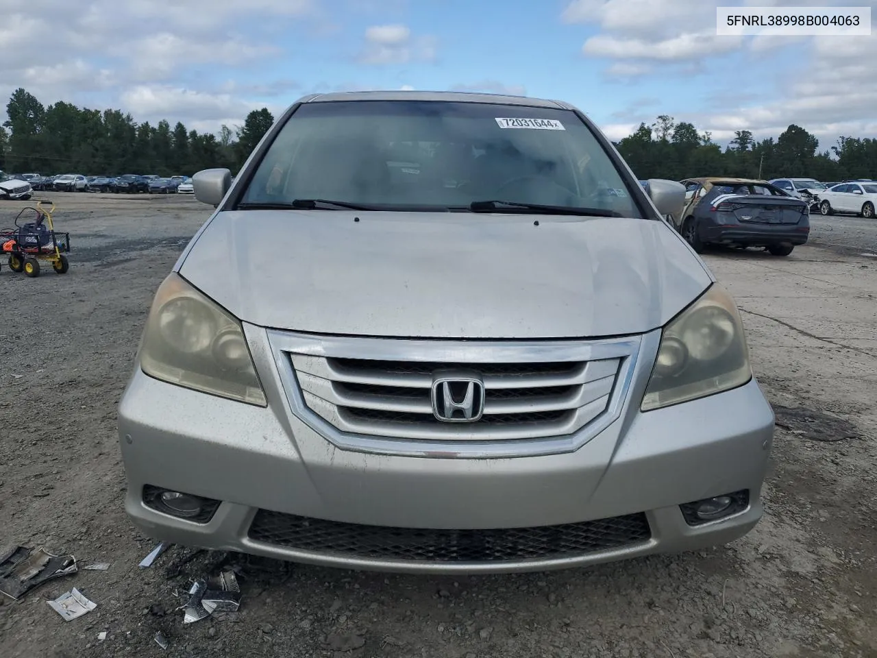 5FNRL38998B004063 2008 Honda Odyssey Touring