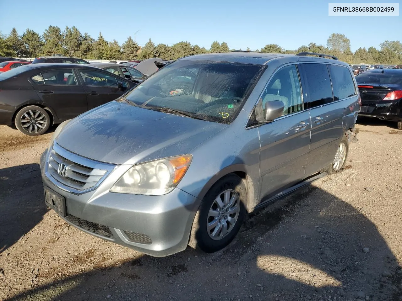 2008 Honda Odyssey Exl VIN: 5FNRL38668B002499 Lot: 73538174