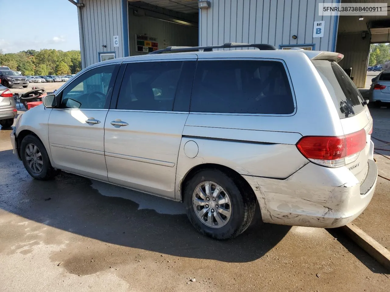 2008 Honda Odyssey Exl VIN: 5FNRL38738B400911 Lot: 74770734