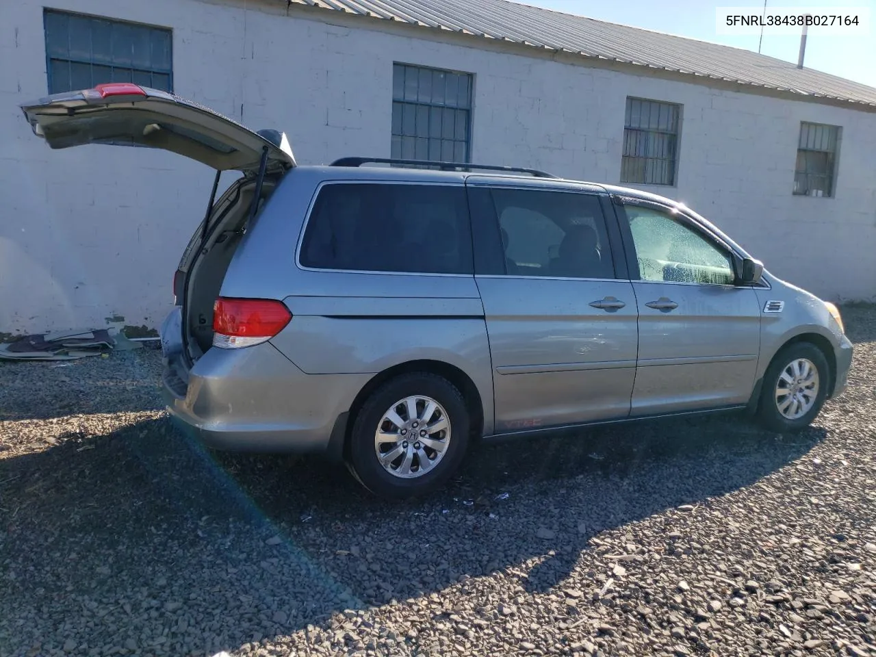 2008 Honda Odyssey Ex VIN: 5FNRL38438B027164 Lot: 75435624