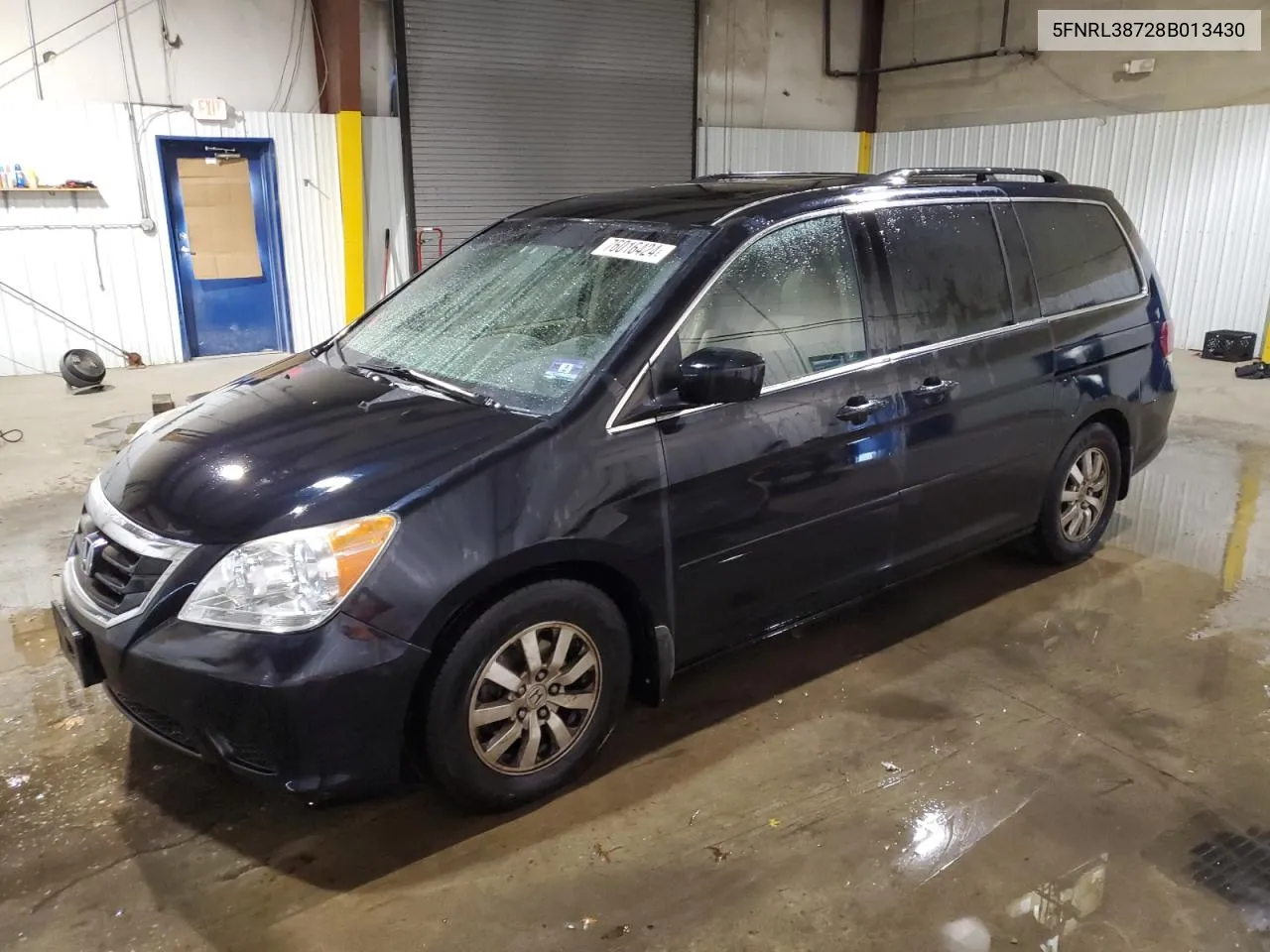 2008 Honda Odyssey Exl VIN: 5FNRL38728B013430 Lot: 76016424