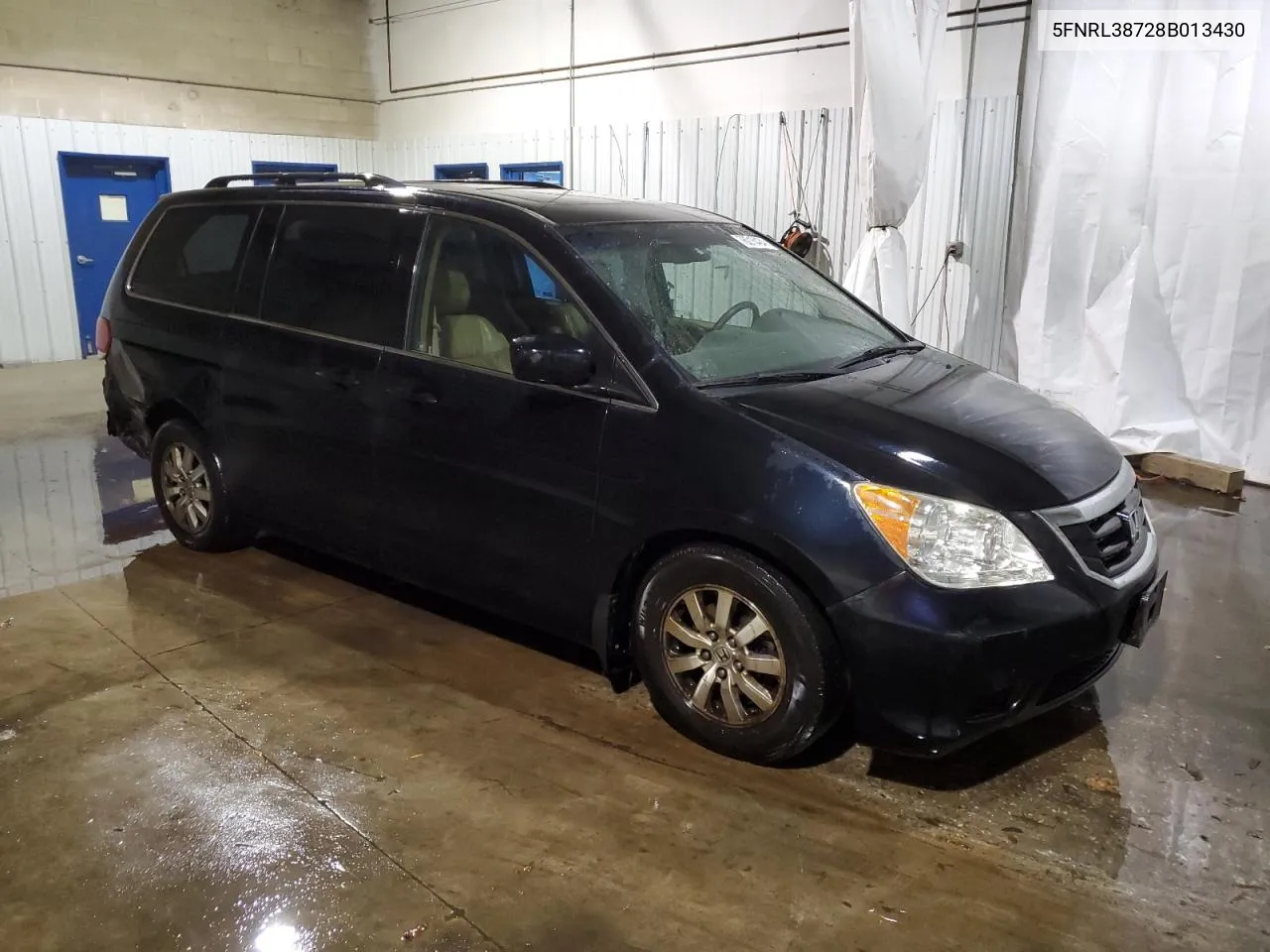 2008 Honda Odyssey Exl VIN: 5FNRL38728B013430 Lot: 76016424