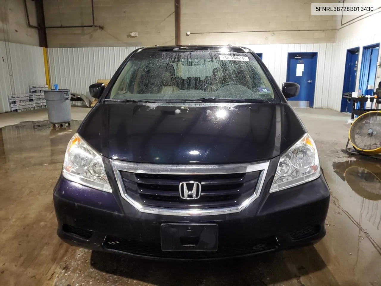 2008 Honda Odyssey Exl VIN: 5FNRL38728B013430 Lot: 76016424