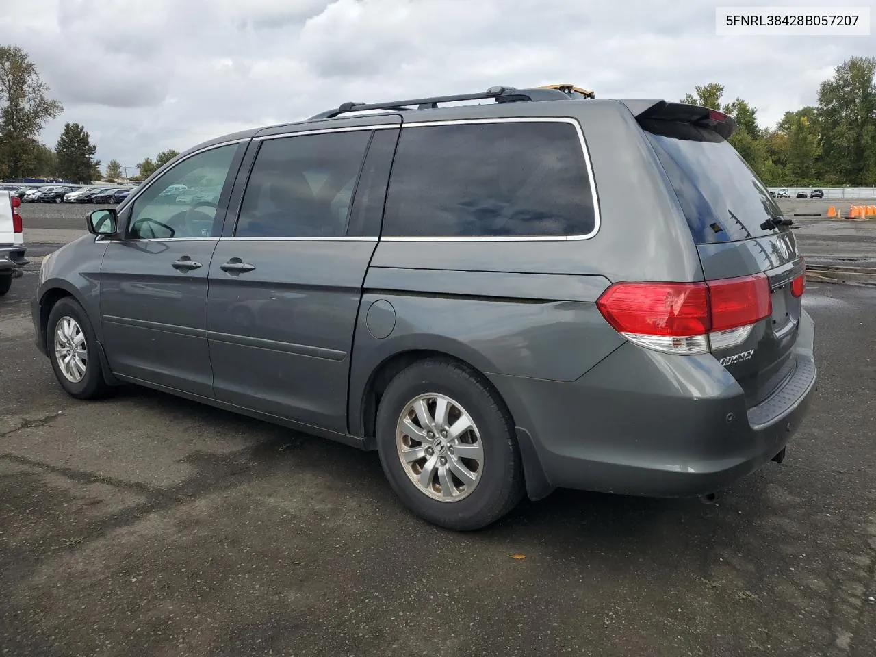 2008 Honda Odyssey Ex VIN: 5FNRL38428B057207 Lot: 76373124