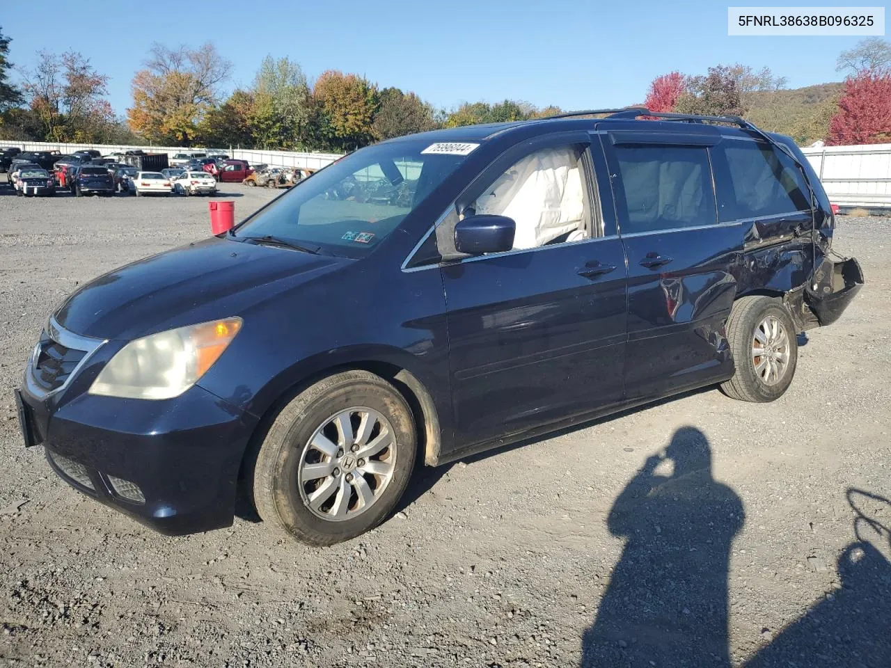 5FNRL38638B096325 2008 Honda Odyssey Exl