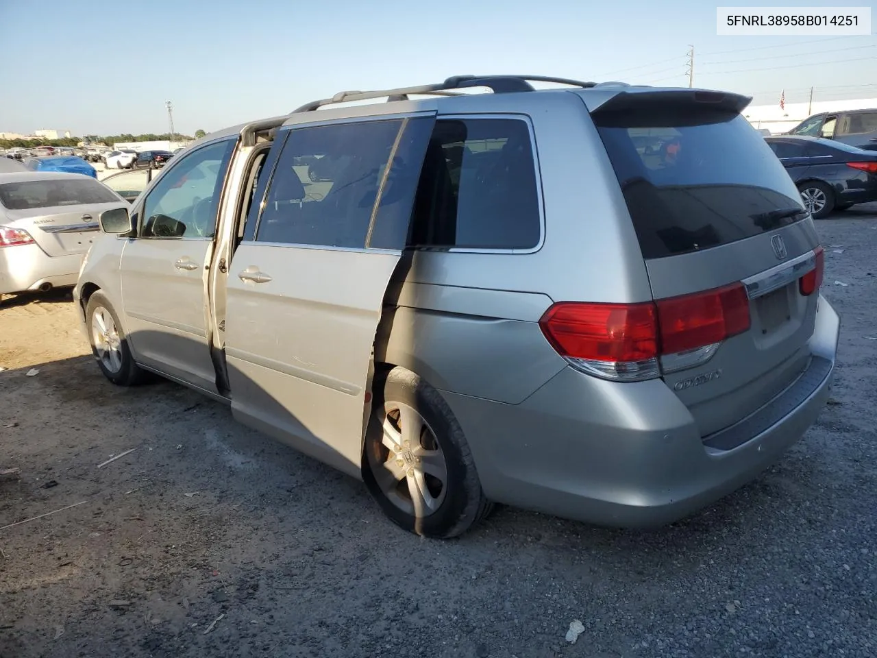 5FNRL38958B014251 2008 Honda Odyssey Touring