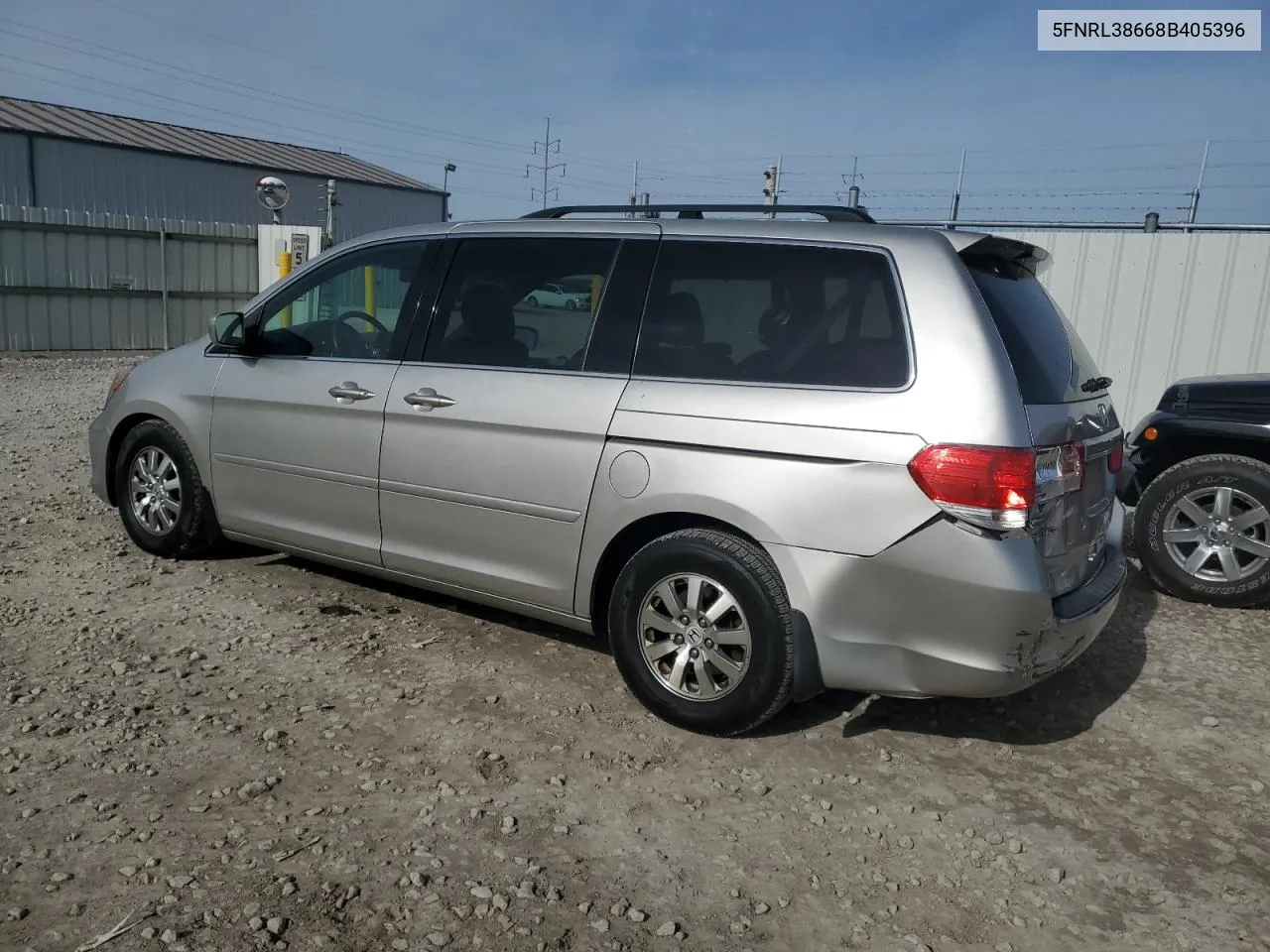 2008 Honda Odyssey Exl VIN: 5FNRL38668B405396 Lot: 79877824