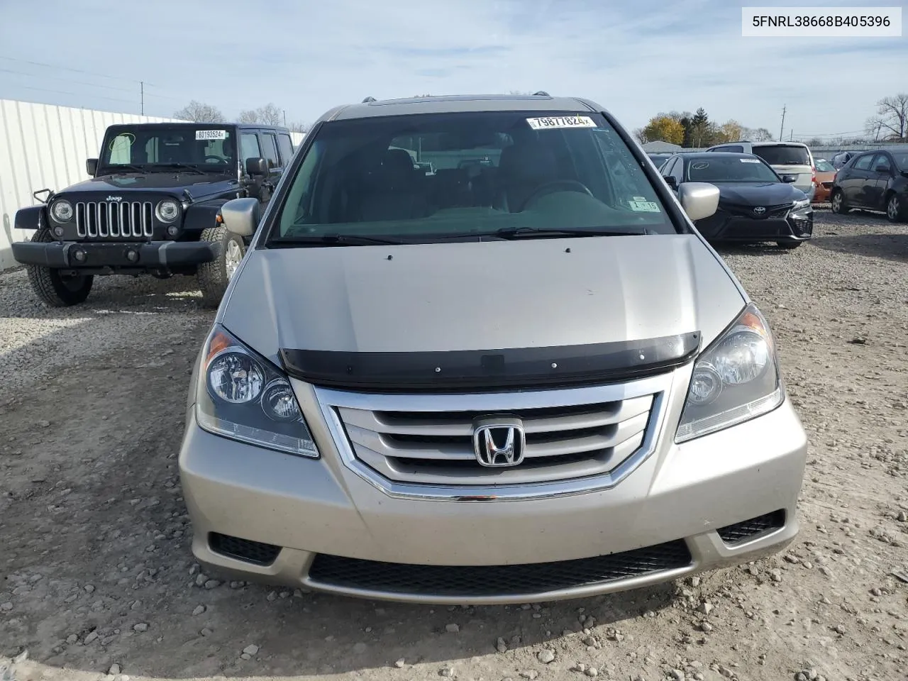 2008 Honda Odyssey Exl VIN: 5FNRL38668B405396 Lot: 79877824