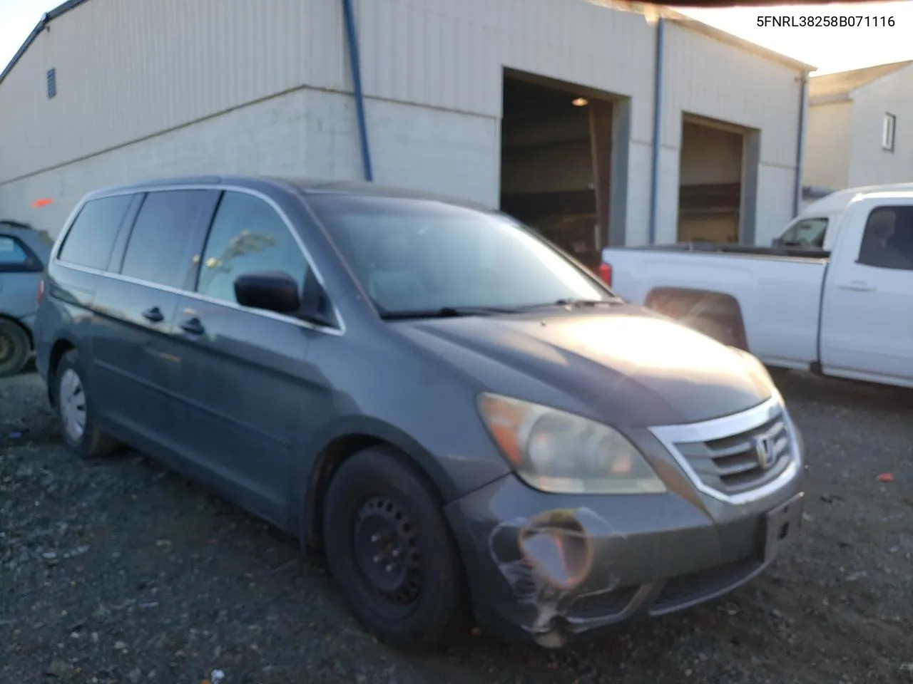 2008 Honda Odyssey Lx VIN: 5FNRL38258B071116 Lot: 79953004