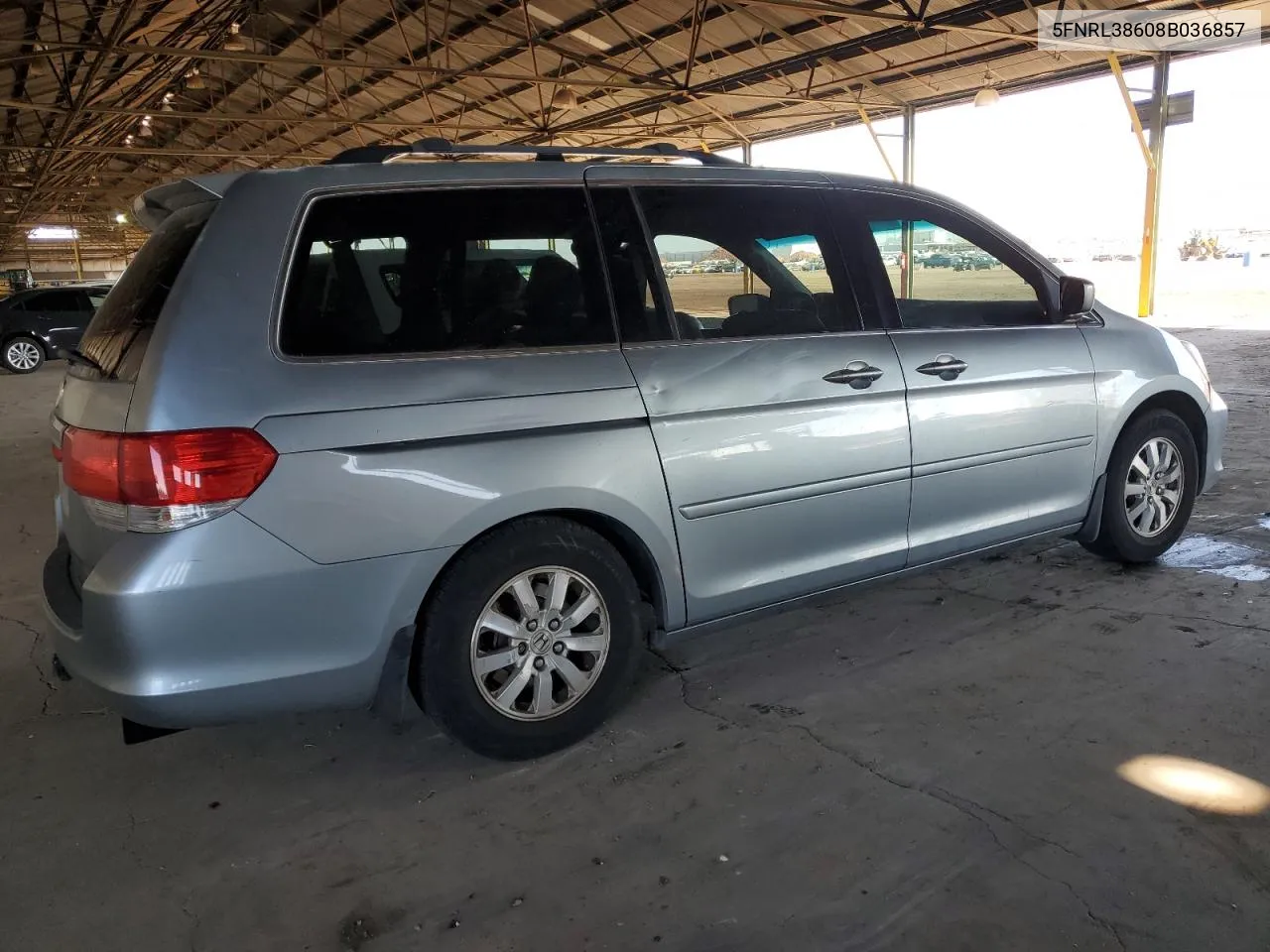 2008 Honda Odyssey Exl VIN: 5FNRL38608B036857 Lot: 80116184