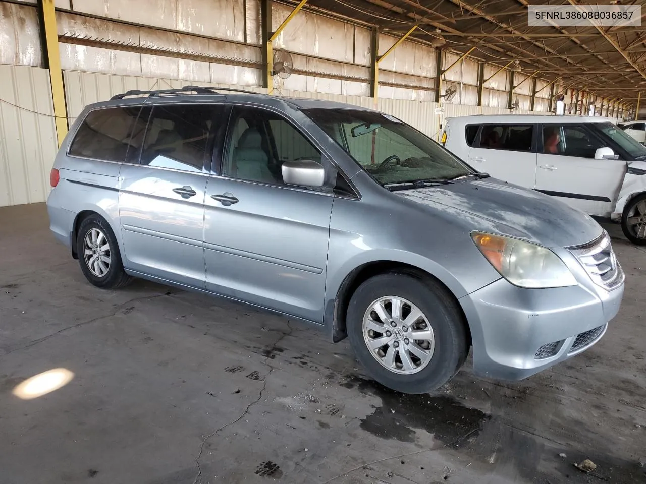 2008 Honda Odyssey Exl VIN: 5FNRL38608B036857 Lot: 80116184