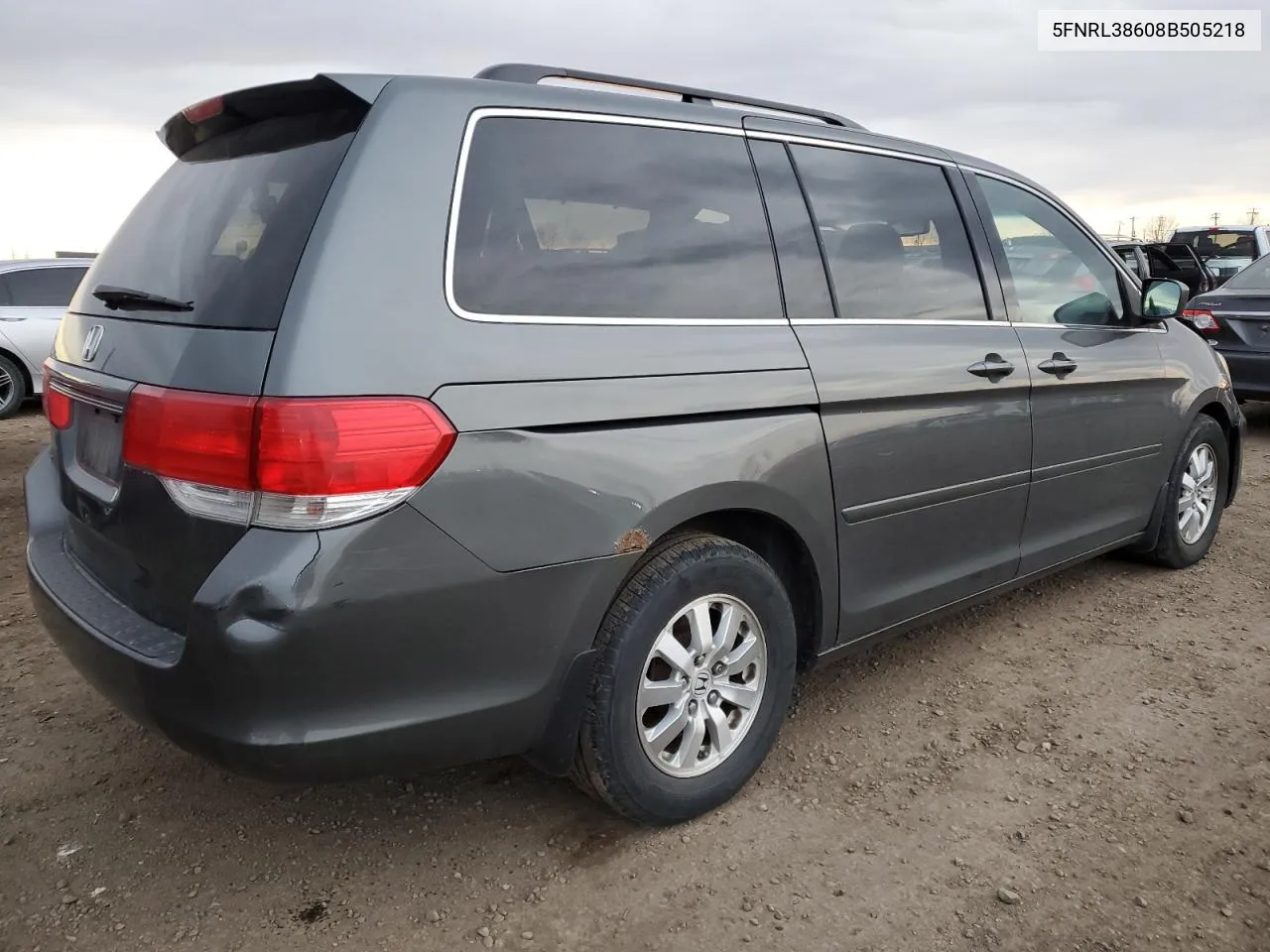 2008 Honda Odyssey Exl VIN: 5FNRL38608B505218 Lot: 80391064