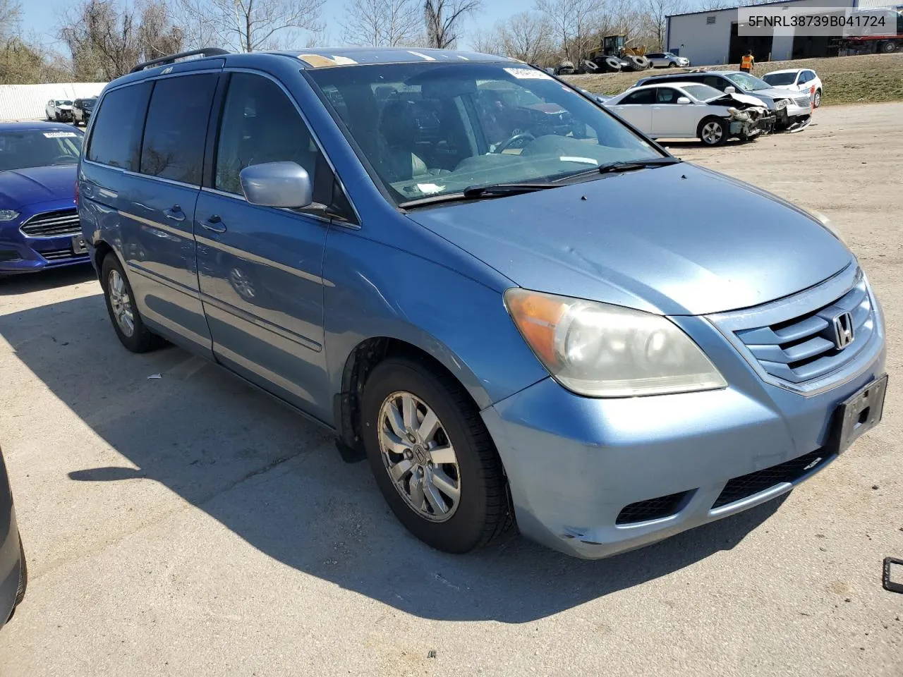 5FNRL38739B041724 2009 Honda Odyssey Exl