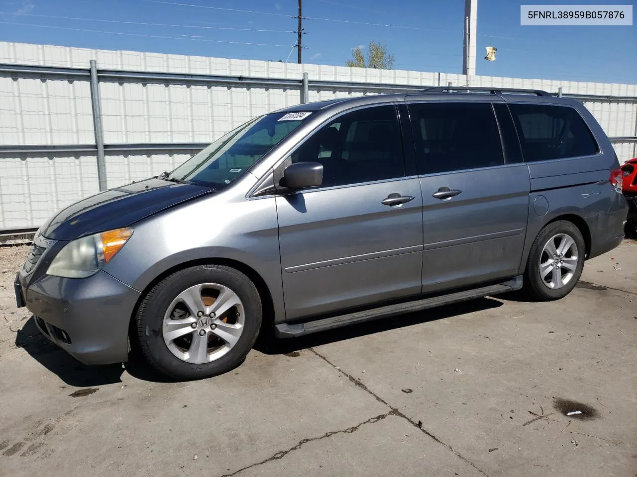 2009 Honda Odyssey Touring VIN: 5FNRL38959B057876 Lot: 53082504