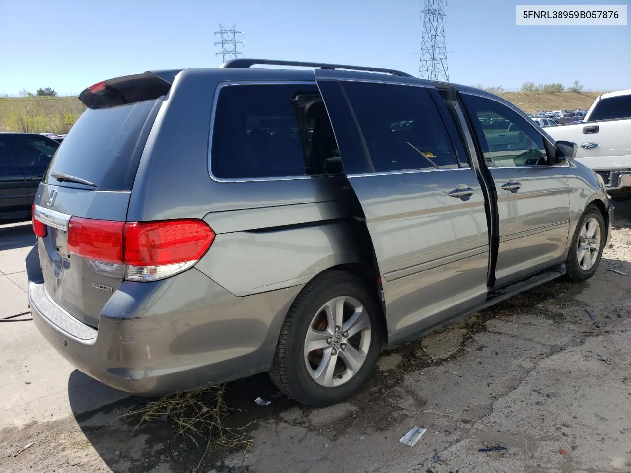 2009 Honda Odyssey Touring VIN: 5FNRL38959B057876 Lot: 53082504