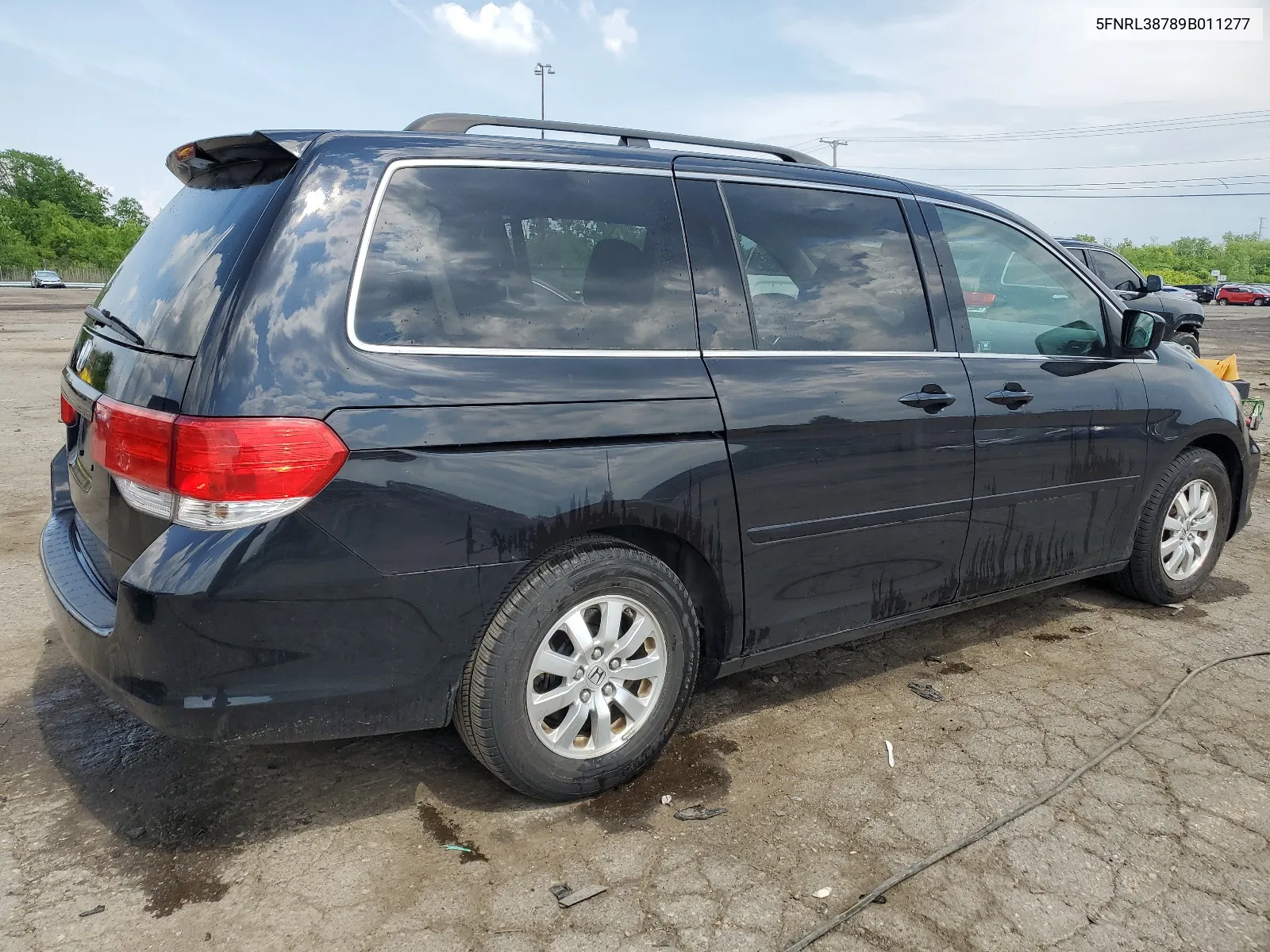 5FNRL38789B011277 2009 Honda Odyssey Exl