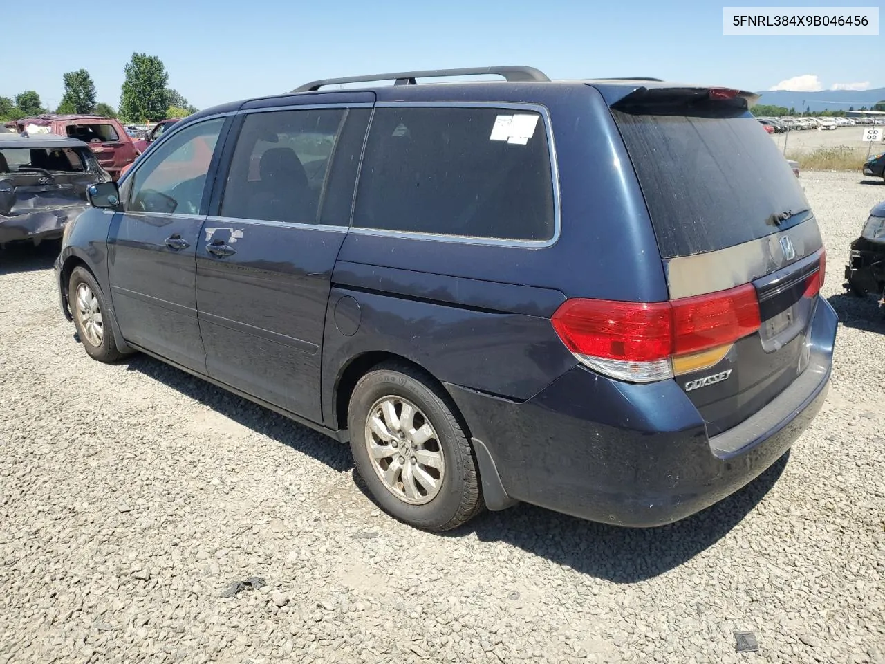 5FNRL384X9B046456 2009 Honda Odyssey Ex