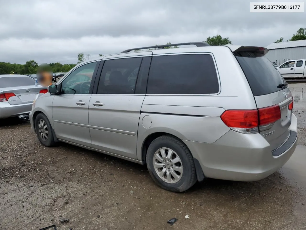 2009 Honda Odyssey Exl VIN: 5FNRL38779B016177 Lot: 57740474