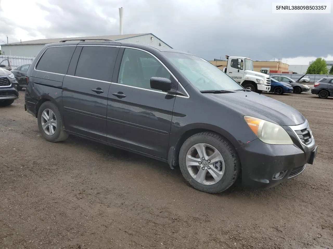 2009 Honda Odyssey Touring VIN: 5FNRL38809B503357 Lot: 58035914