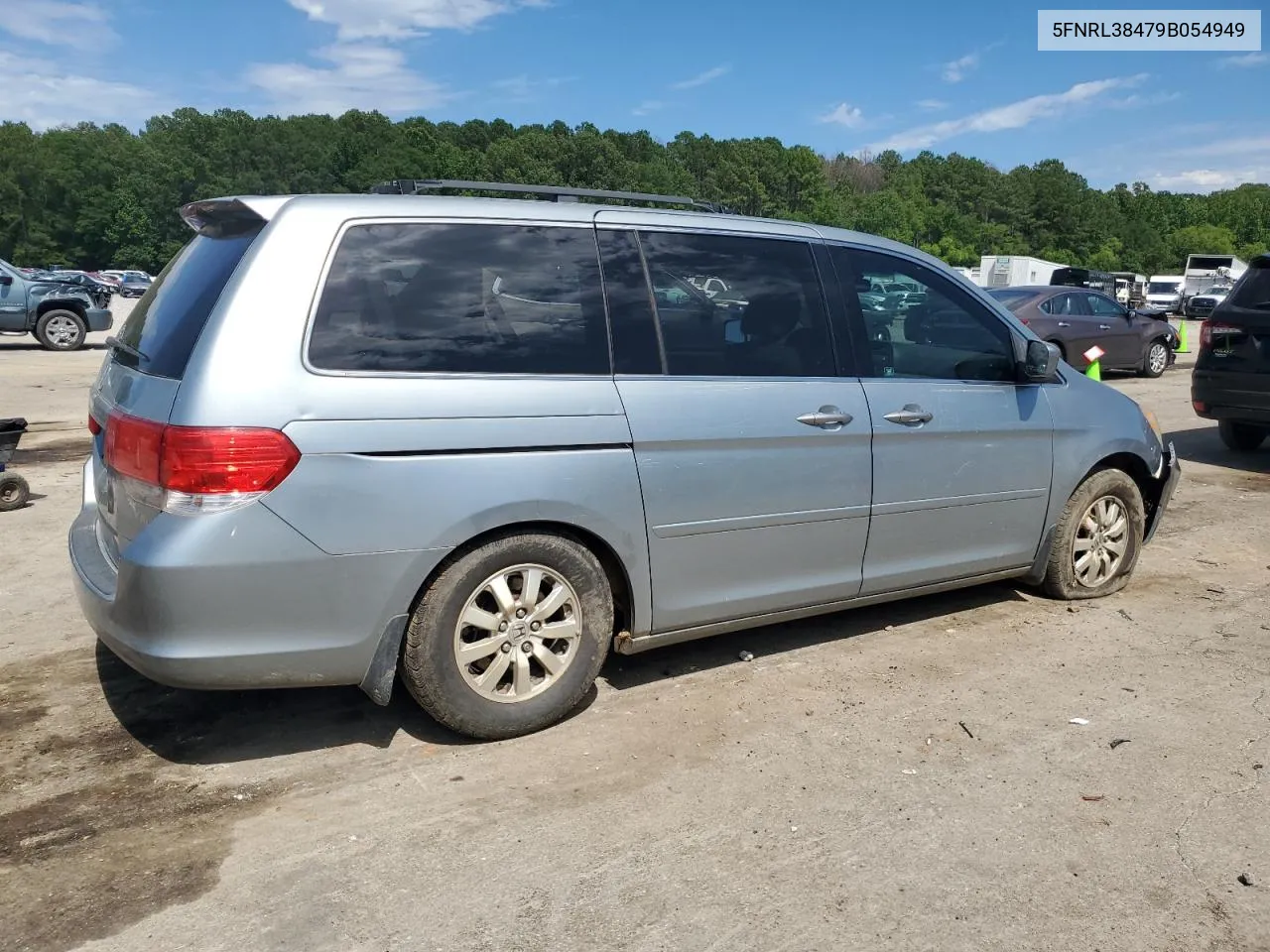 2009 Honda Odyssey Ex VIN: 5FNRL38479B054949 Lot: 58721574