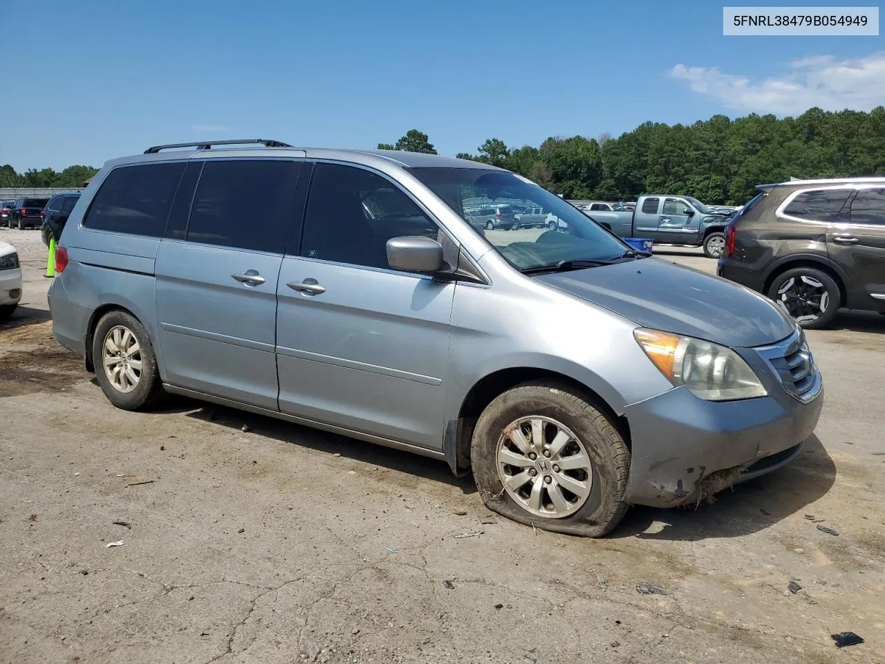 2009 Honda Odyssey Ex VIN: 5FNRL38479B054949 Lot: 58721574