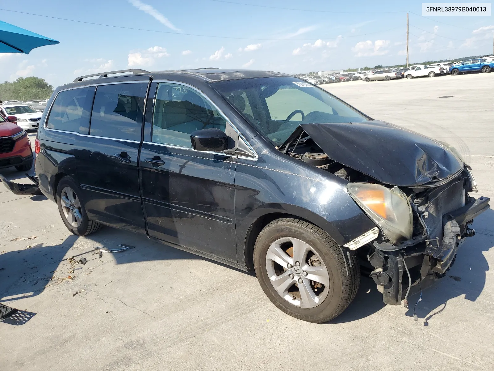 2009 Honda Odyssey Touring VIN: 5FNRL38979B040013 Lot: 59878194