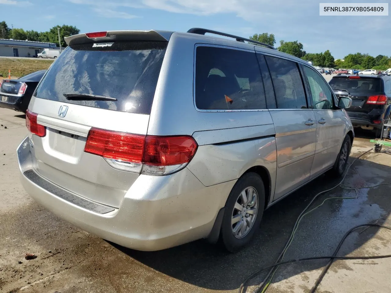 2009 Honda Odyssey Exl VIN: 5FNRL387X9B054809 Lot: 60042364