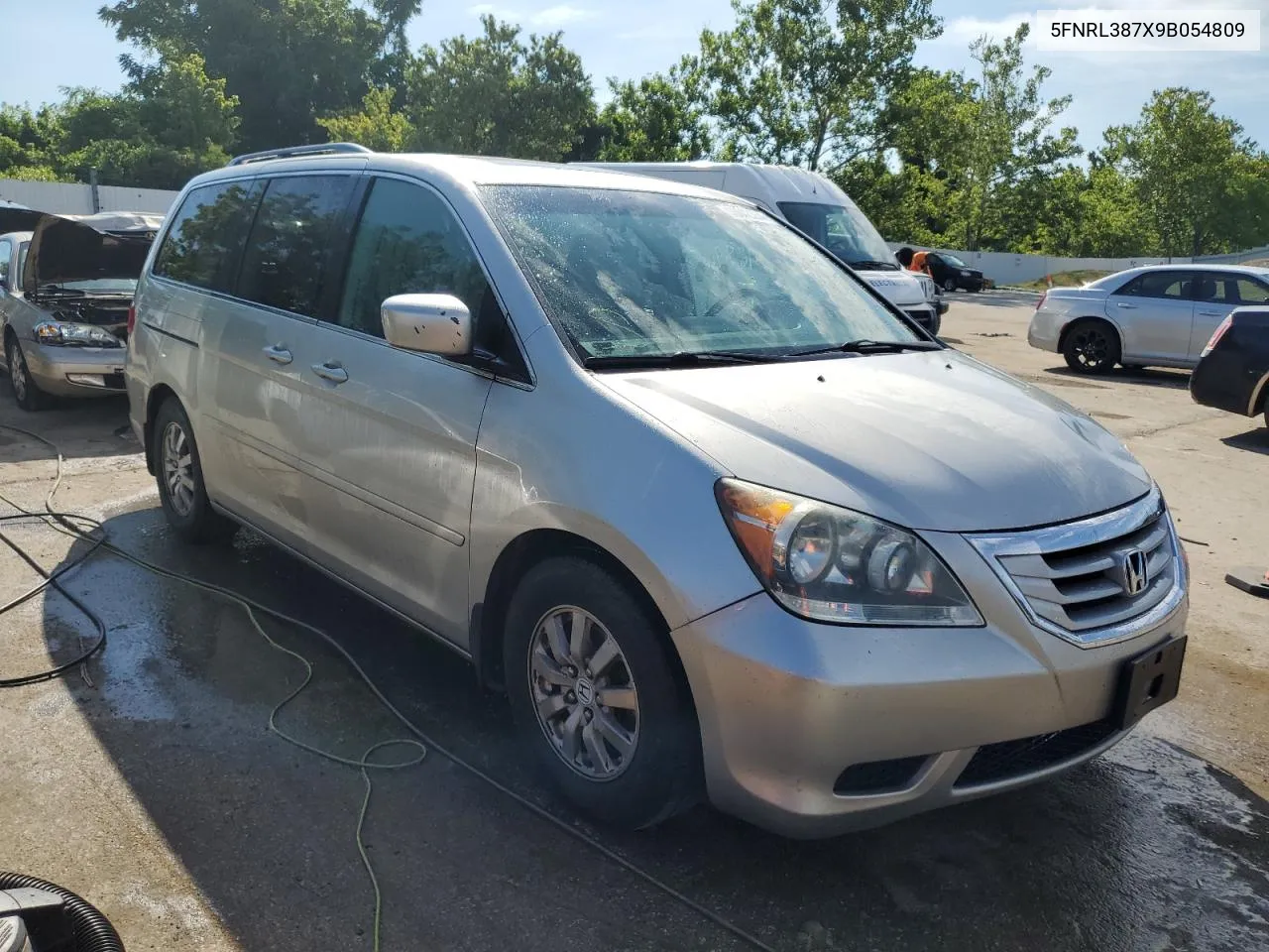 2009 Honda Odyssey Exl VIN: 5FNRL387X9B054809 Lot: 60042364