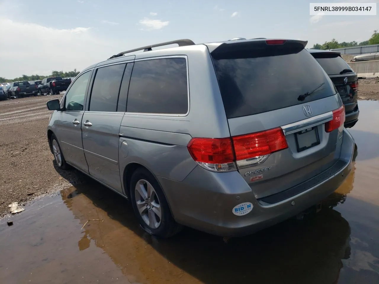 2009 Honda Odyssey Touring VIN: 5FNRL38999B034147 Lot: 62463864