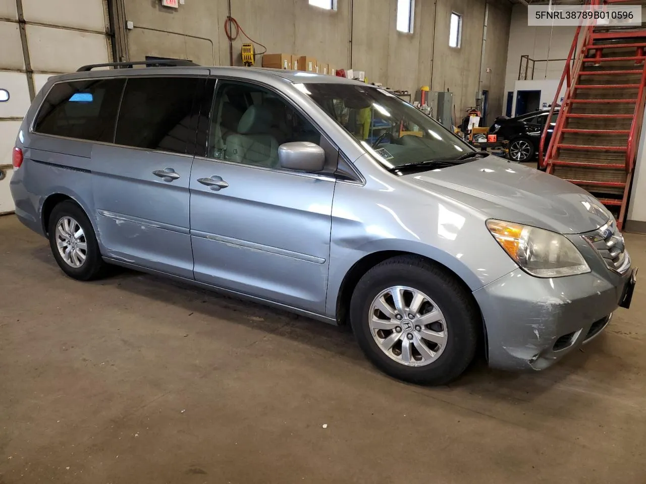 2009 Honda Odyssey Exl VIN: 5FNRL38789B010596 Lot: 66984464