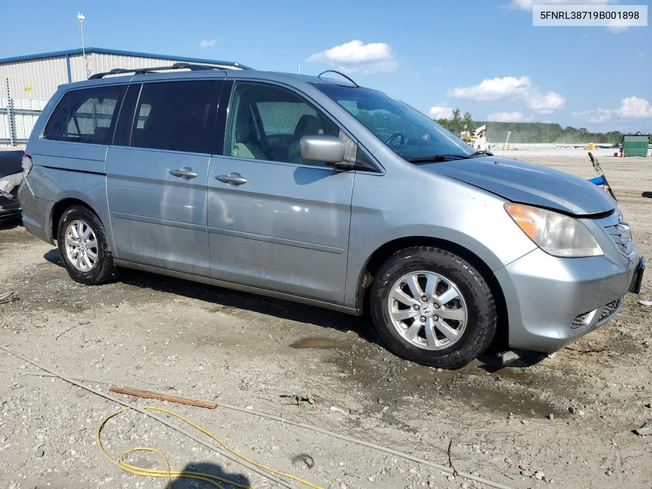 2009 Honda Odyssey Exl VIN: 5FNRL38719B001898 Lot: 68281614