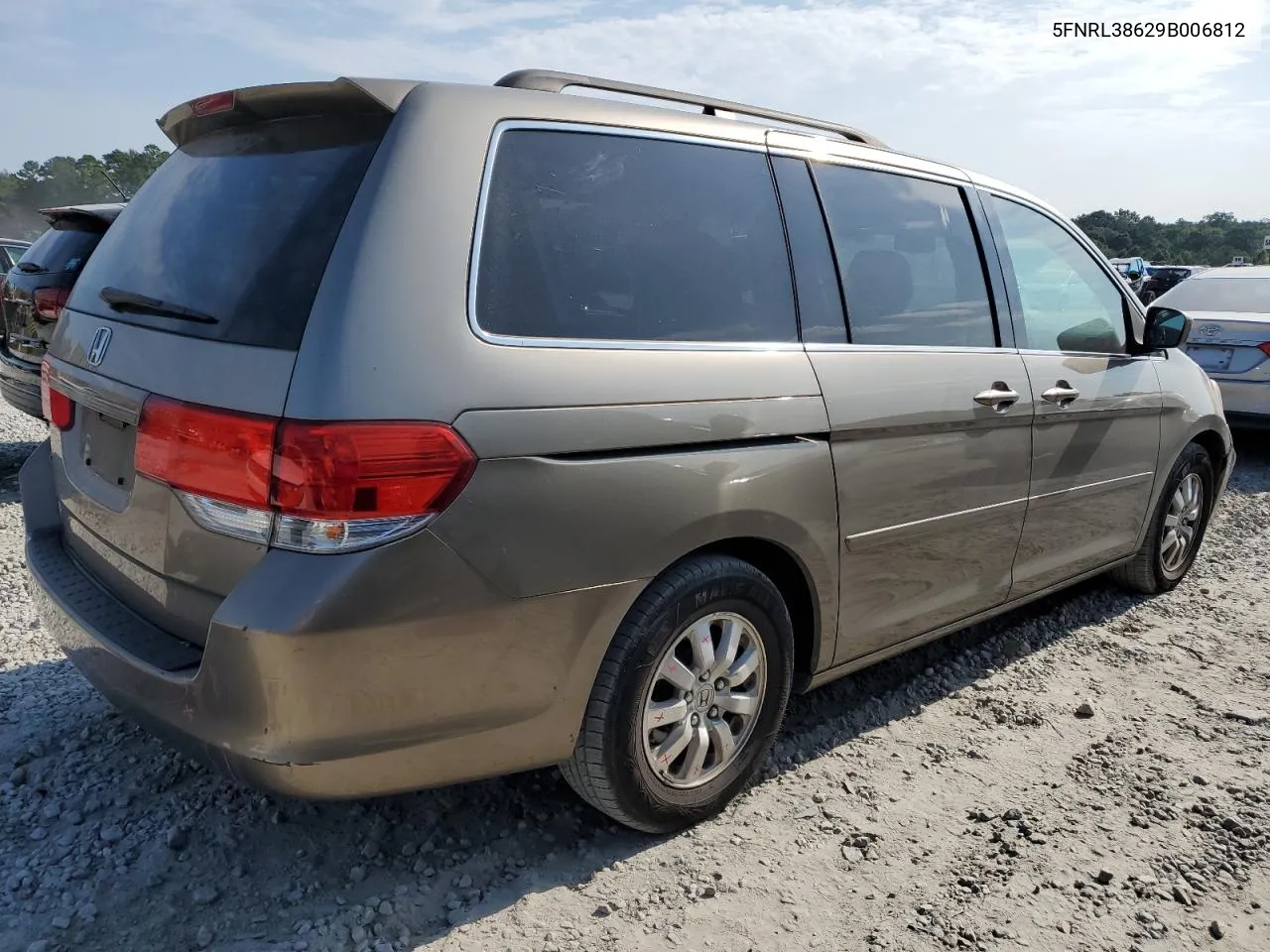 5FNRL38629B006812 2009 Honda Odyssey Exl