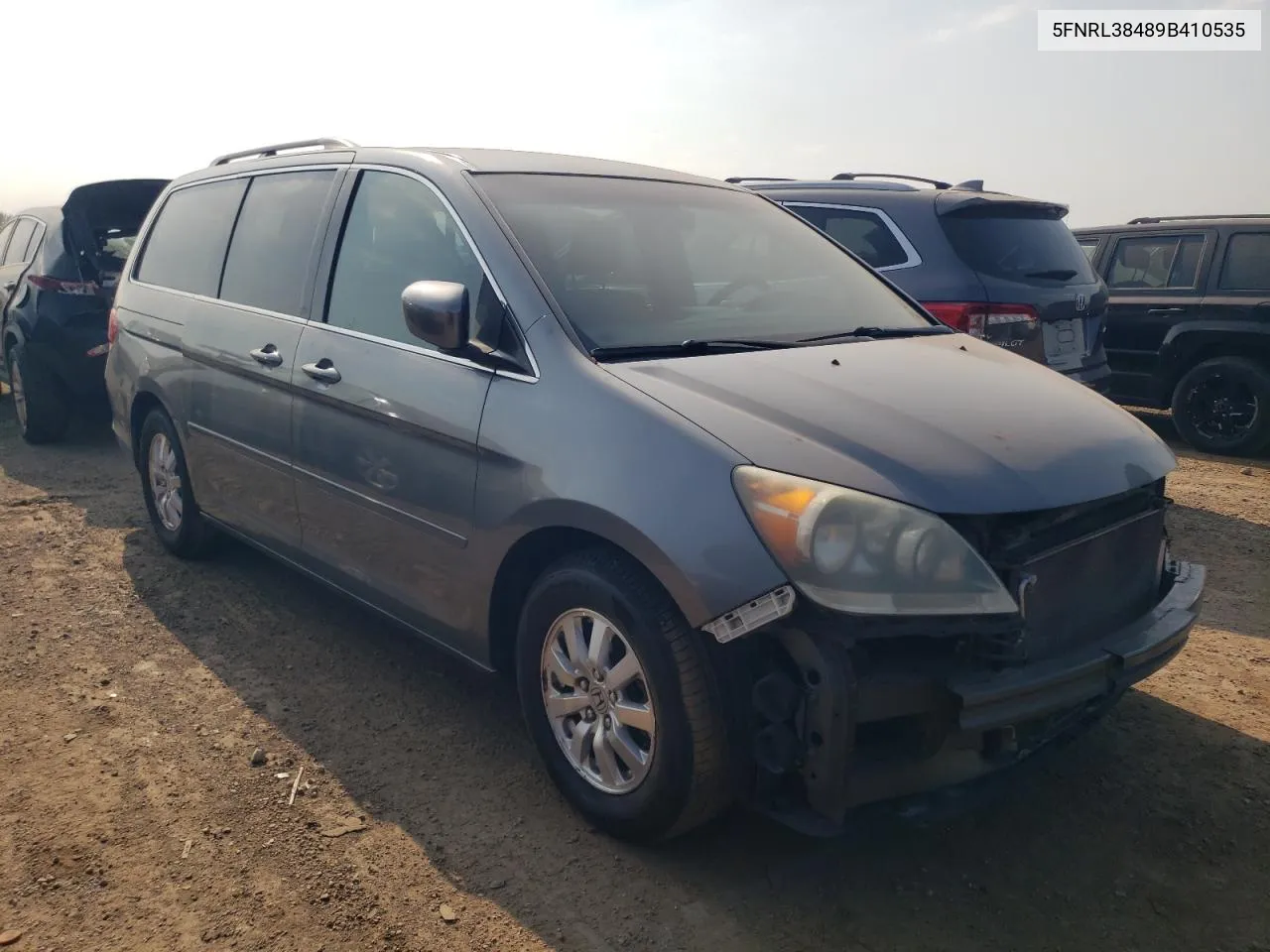 2009 Honda Odyssey Ex VIN: 5FNRL38489B410535 Lot: 68833074