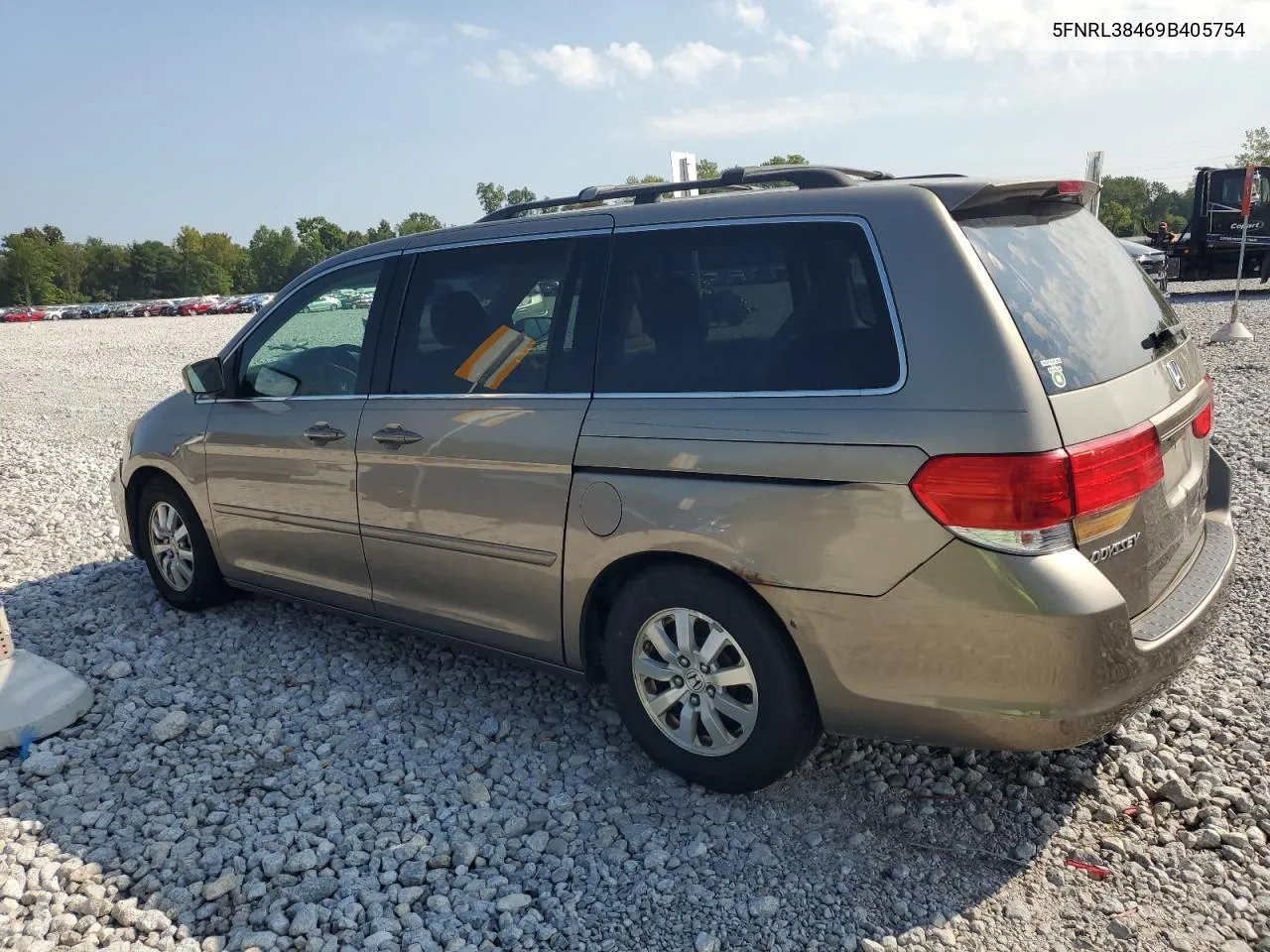 2009 Honda Odyssey Ex VIN: 5FNRL38469B405754 Lot: 69031704