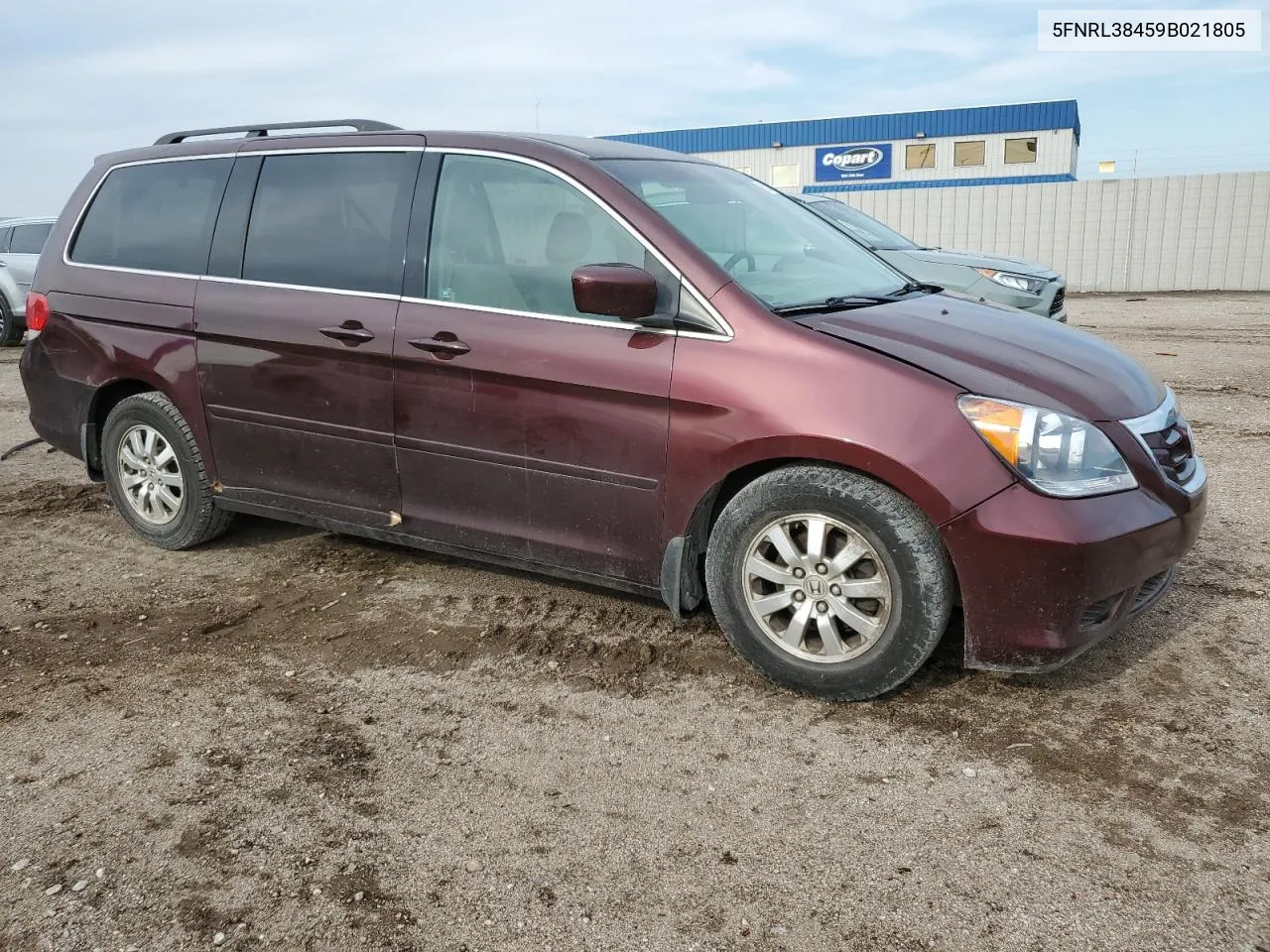 5FNRL38459B021805 2009 Honda Odyssey Ex