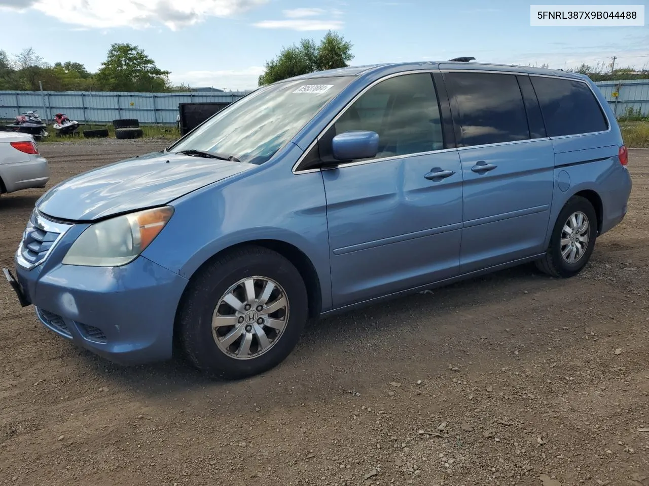 2009 Honda Odyssey Exl VIN: 5FNRL387X9B044488 Lot: 69537884