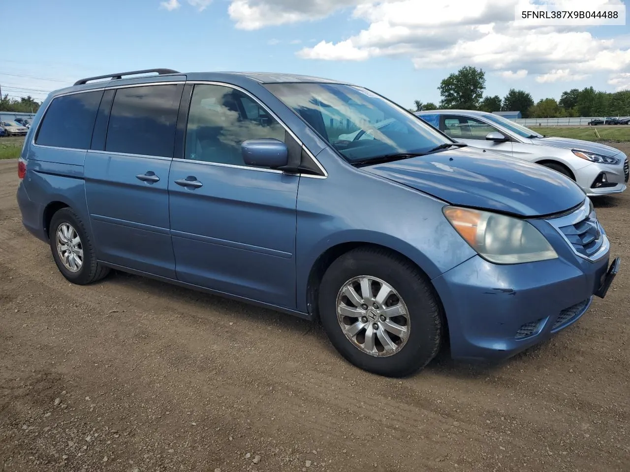 2009 Honda Odyssey Exl VIN: 5FNRL387X9B044488 Lot: 69537884