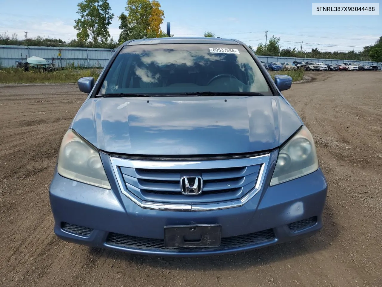 2009 Honda Odyssey Exl VIN: 5FNRL387X9B044488 Lot: 69537884