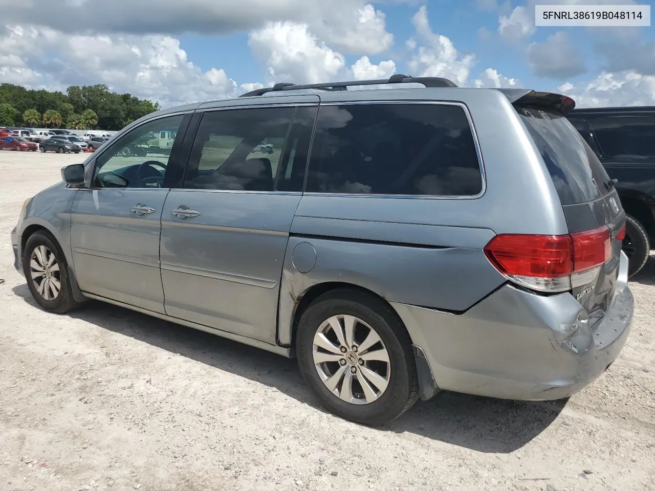 2009 Honda Odyssey Exl VIN: 5FNRL38619B048114 Lot: 69767494