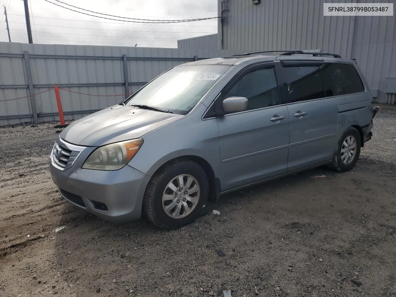 2009 Honda Odyssey Exl VIN: 5FNRL38799B053487 Lot: 70076604