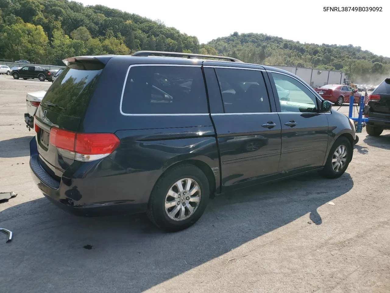 2009 Honda Odyssey Exl VIN: 5FNRL38749B039092 Lot: 71149964